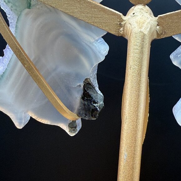 Druzy Agate Amethyst Butterfly Wings Blue Purple Natural Stone Chalcedony 772g # - Picture 7 of 11